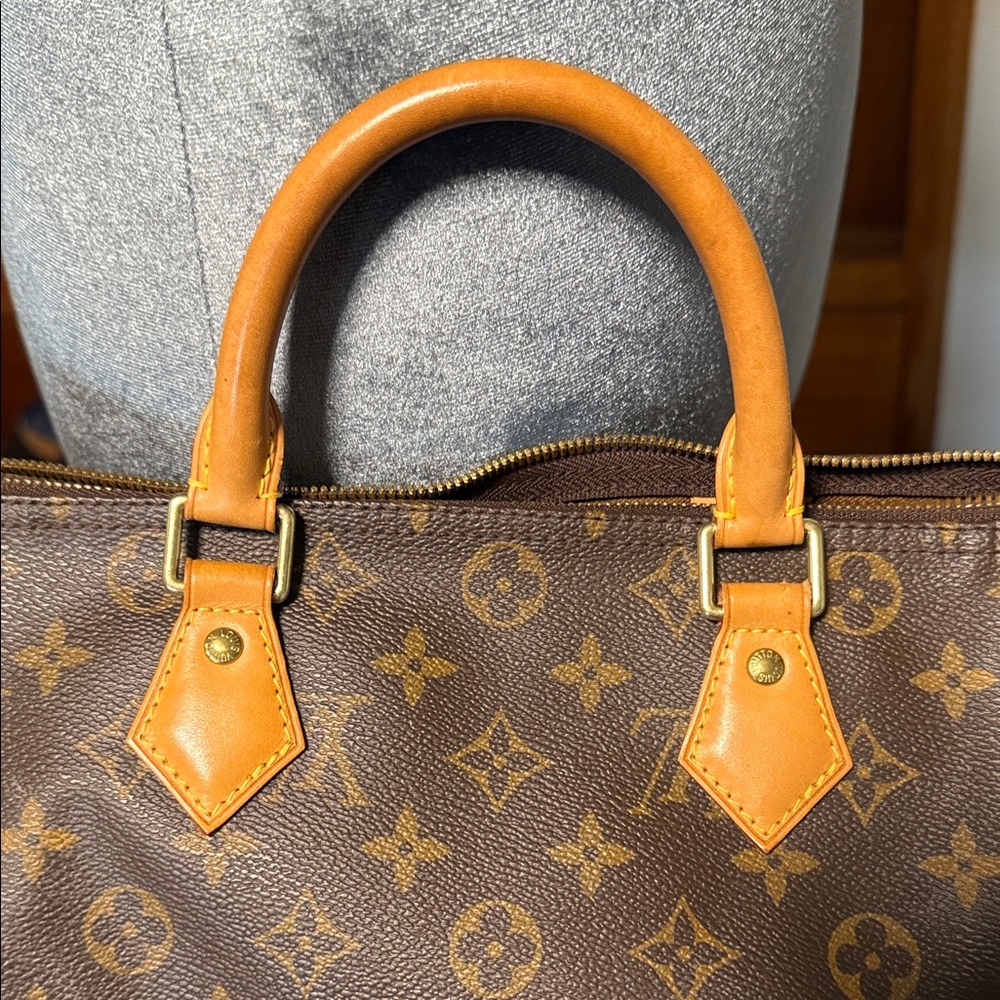 Louis Vuitton Brown Monogram Speedy 30 Bandolier - Picture 4 of 15
